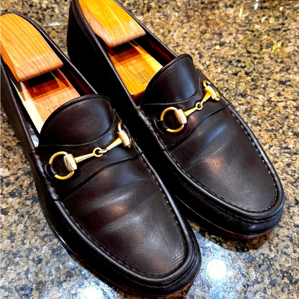 Men’s Gucci Horse-bit loafers